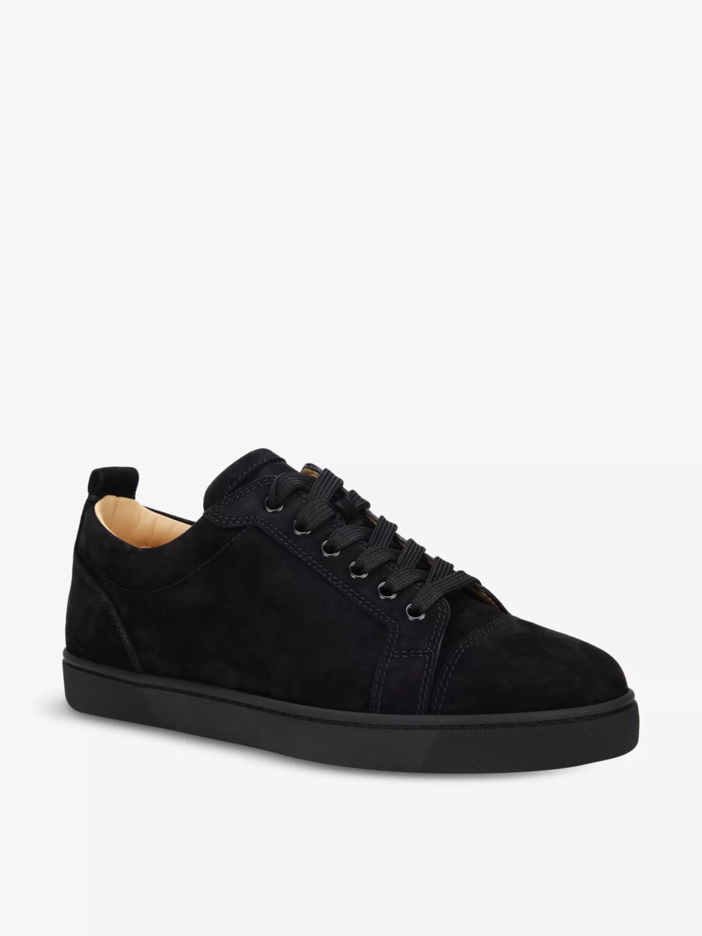 CHRISTIAN LOUBOUTIN Louis Junior flat suede mid-top trainers